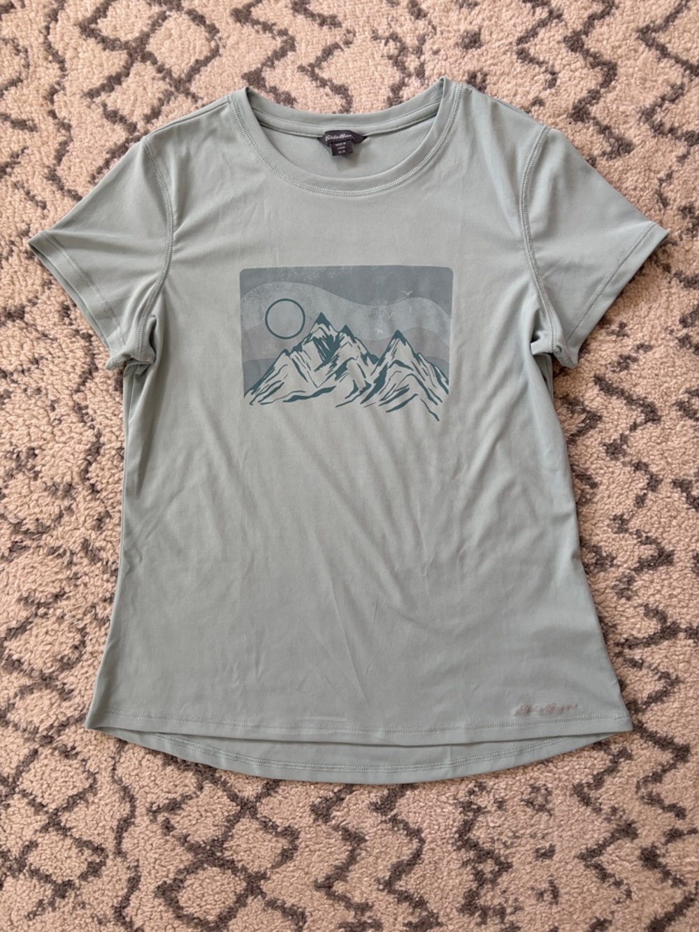 Eddie Bauer Mountain Graphic Tee - Sage Green